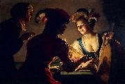 Gerard van Honthorst The Matchmaker by Gerrit van Honthorst oil